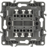 Выключатель двухклавишный ЭРА 12 10AX 250V 12-1104-03 Б0014647