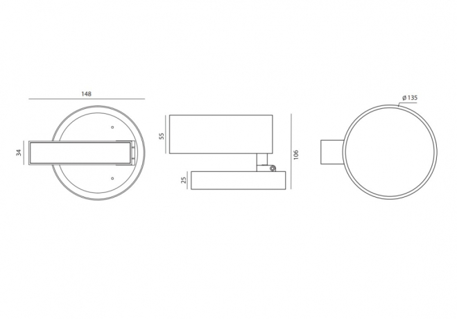 Трековый светильник 24W 3000К для магнитного шинопровода Mon Donolux DL18791/White 24W 