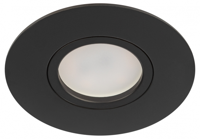 Встраиваемый светильник алюминиевый ЭРА KL83 BK SET 5 MR16/GU5.3 черный набор 5шт Б0070932 