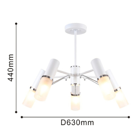 Люстра на штанге с лампочками F-Promo Viator 2559-5P+Lamps E14 Свеча 