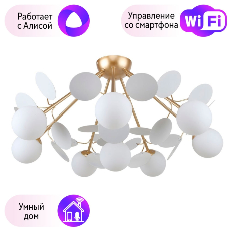 Потолочная люстра F-Promo Bliss с поддержкой Алиса 2771-8P-A 