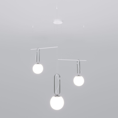 Подвесная люстра Eurosvet Riche 70143/3 белый 