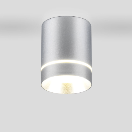 DLR021 9W 4200K хром матовый Накладной светодиодный светильник Elektrostandard (a037519) 