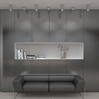 DLR021 9W 4200K хром матовый Накладной светодиодный светильник Elektrostandard (a037519)