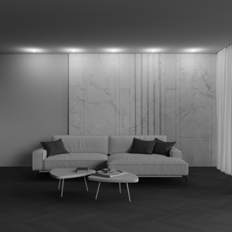 Встраиваемый светильник Maytoni Technical Nude DL065-12W3K-TRS-W 