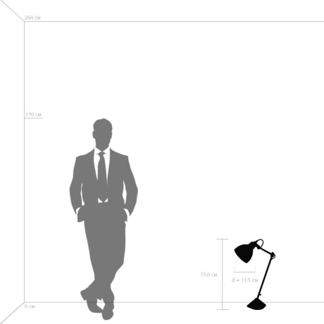 Настольная лампа офисная Lightstar Loft 865914 