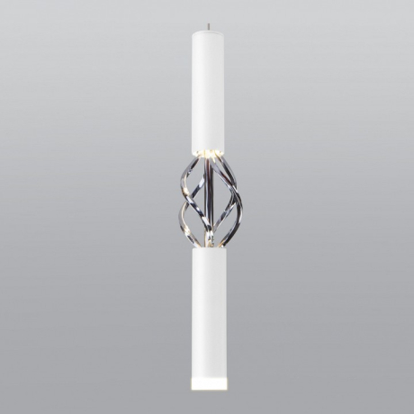 Подвесной светильник Eurosvet Lance 50191/1 LED белый/хром 