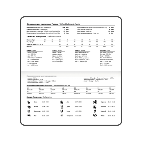 Нарушена упаковка!  <795351> Еженедельник датированный 2026 с резинкой 171х93 мм, BRAUBERG, твердый, УФ-ЛАК, 64 л., "Розы", 117353