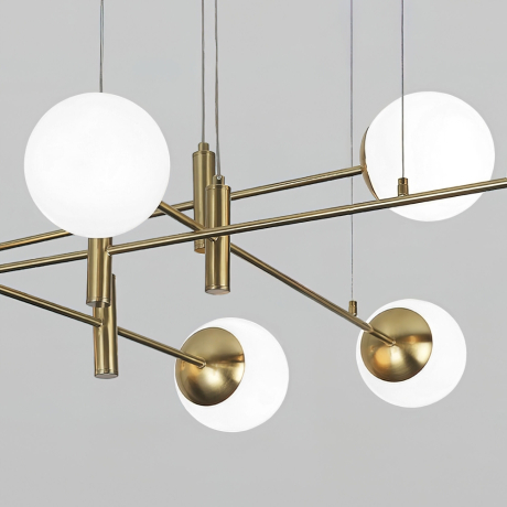 Подвесная люстра Eurosvet Planet 70146/8 латунь 