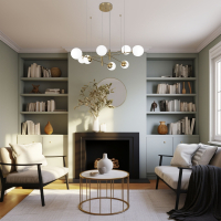 Подвесная люстра Eurosvet Planet 70146/8 латунь