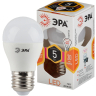 Лампа светодиодная ЭРА E27 5W 2700K матовая LED P45-5W-827-E27 Б0028486 