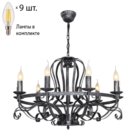 Подвесная люстра с лампочками от Lustrof Палермо 2162-519215 