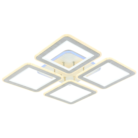 Светодиодная диммируемая люстра с ПДУ Profit Light 8882/4A PGD 132W+10W RGB 