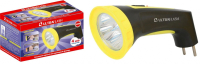 Ручной светодиодный фонарь на аккумуляторе. Дальность 20м. Ultraflash LED3804M 12867