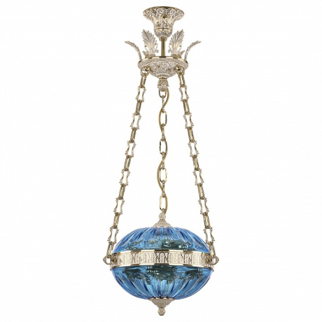Подвесной светильник Bohemia Ivele Crystal 7100 71000P/30 GW Aquamarine/M-1H Y8 