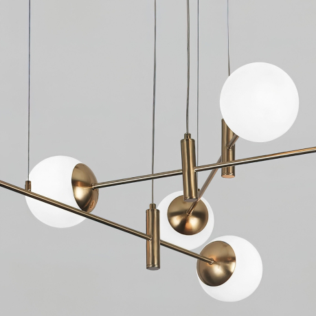 Подвесная люстра Eurosvet Planet 70146/6 латунь 