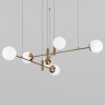 Подвесная люстра Eurosvet Planet 70146/6 латунь 