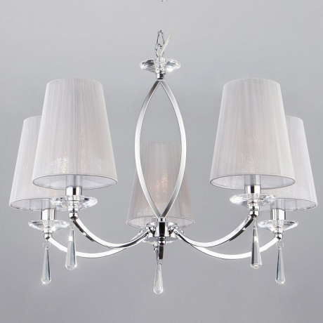 Подвесная люстра Eurosvet Valery 60079/5 хром 