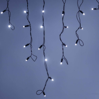 2,4*0,6м. Уличная гирлянда бахрома холодный свет Ardecoled 230V ARD-Edge-Classic-2400X600-Black-88Led-Std White (26011)