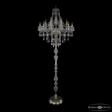 Торшер Bohemia Ivele Crystal 1415T1/12+6+3/300-225 G 