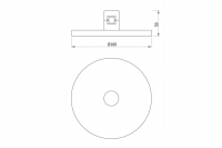 Магнитный LED светильник 15W 3000К для модульной системы Mon Donolux DL20235M15W1 Black