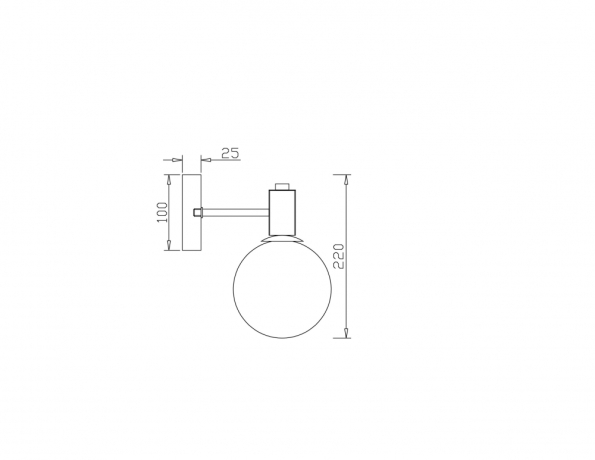 Бра Freya Globo FR5175WL-01BS 