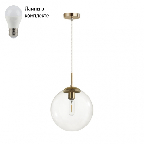 Светильник подвесной с Led лампочками в комплекте LUMION 6509/1+Lamps 