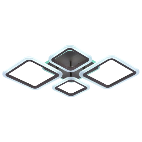 Светодиодная диммируемая люстра с ПДУ Profit Light 8075/2+2 COF 