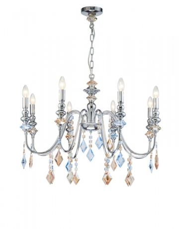 Подвесная люстра Lucia Tucci Maya MAYA 4450.8 chrome 
