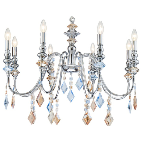 Подвесная люстра Lucia Tucci Maya MAYA 4450.8 chrome 