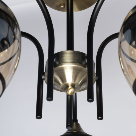 Люстра на штанге с лампочками DeMarkt 315015605+Lamps 