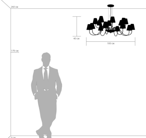 758162 Подвесная люстра Lightstar с поддержкой Маруся Diafano 