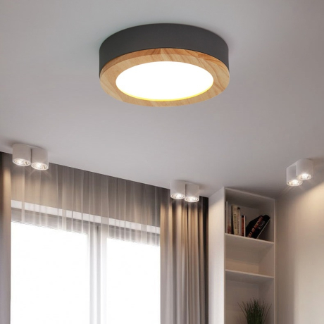 Потолочный светильник Mudda D40 Серый ImperiumLoft WUDDA01 (179767-26) 