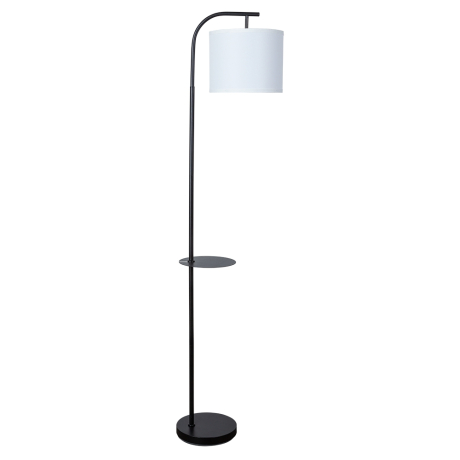 Торшер с подсветкой Arte Lamp Connor A4053PN-1BK 