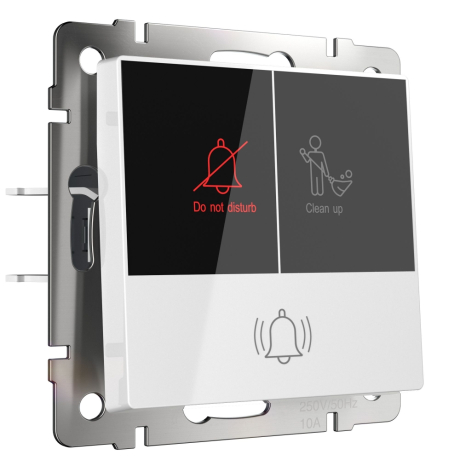 Кнопка звонка без рамки Werkel белый W1114601