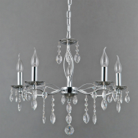 Подвесная люстра Illumico IL0266-5PSQ-24 CR CASTOR (1428961)