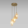Подвесной светильник Eurosvet Prism 50236/3 янтарный 