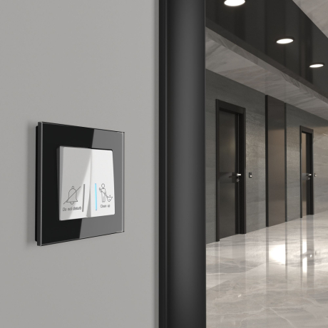 Выключатель двухклавишный без рамки Werkel белый W1120801