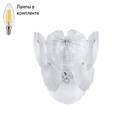 Светильник настенный с лампочками Arte lamp A4078AP-2CC+Lamps 