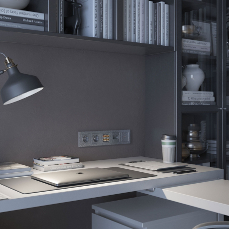 Накладка для HDMI Werkel Hammer серебряный W1296006