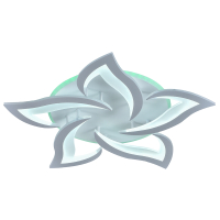 Светодиодная люстра с пультом д/у Profit Light 8028/5 WHT