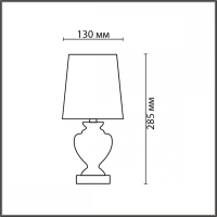 Настольная лампа декоративная Lumion BIANKA 8162/1T