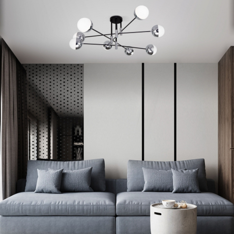 Потолочная люстра Eurosvet Nuvola 70129/8 хром