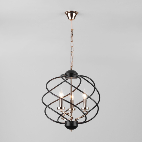Подвесная люстра Eurosvet Sorrel 60105/3 черный 