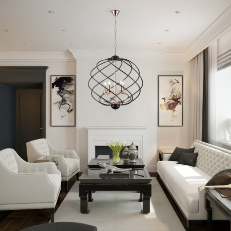 Подвесная люстра Eurosvet Sorrel 60105/3 черный 