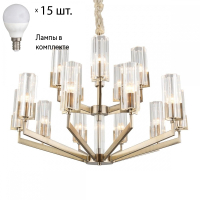 Люстра подвесная с лампочками Omnilux OML-69903-15+Lamps