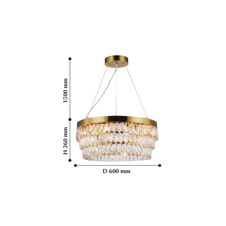 Подвесная люстра Favourite Magnitudo 2206-12P 