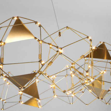 Подвесная люстра Eurosvet Uma 90369/15 медь 