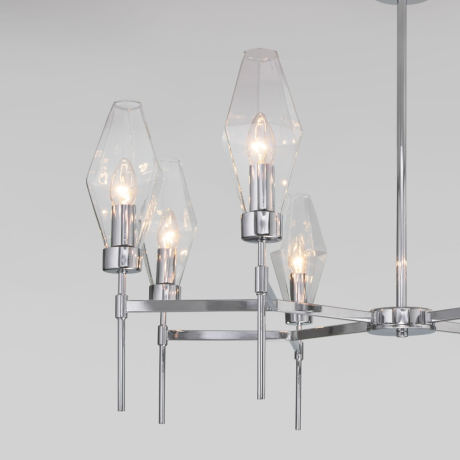Люстра на штанге Eurosvet Prism 60143/8 хром 