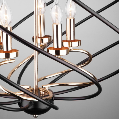 Подвесная люстра Eurosvet Sorrel 60105/5 черный 